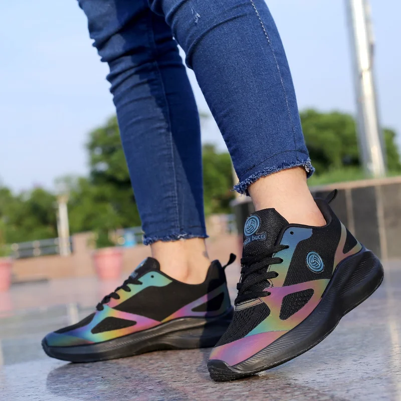 Bacca Bucci Black RAINBOW Sport Shoes for Women | Best Price UAE